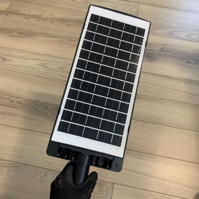 LED ліхтар вуличний сонячний з Д/У та датчиком Horoz COMPACT-30 W IP65