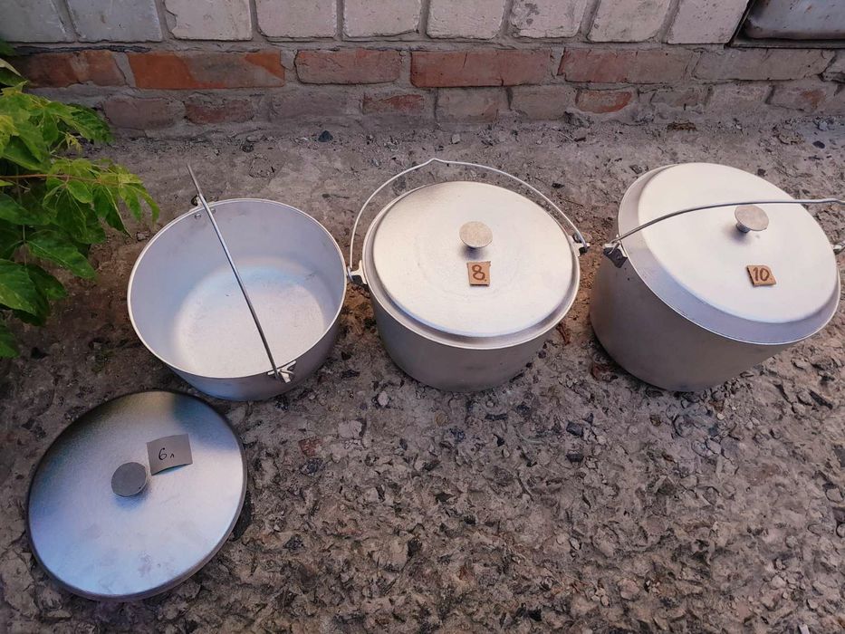 Казан алюминиевый 6л,8л,10л,12л