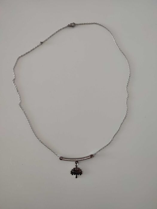 Colar Prateado - Árvore da Vida