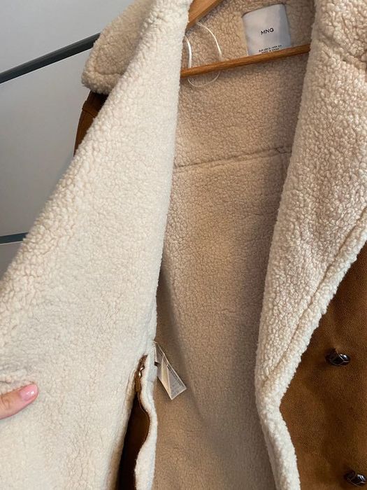 Mango kurtka brązowa