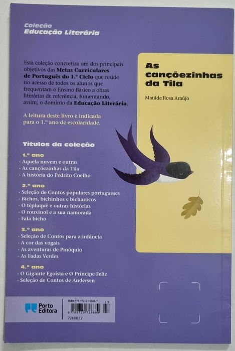 Livro: As cançõezinhas da Tila