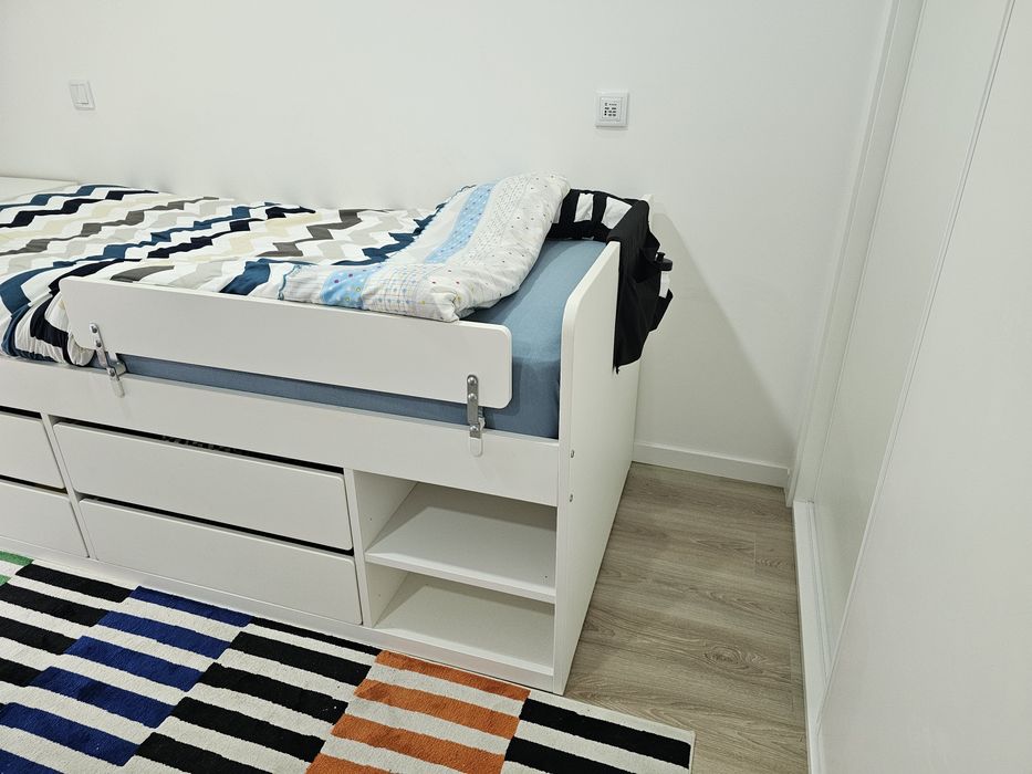 Cama SLAKT IKEA e Colchão 90x200