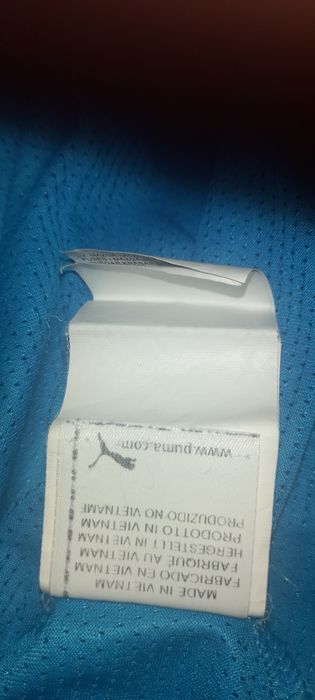 Спортивная футболка Puma dryCELL оригинал | Синяя футболка Пума для бега, зала, р. S