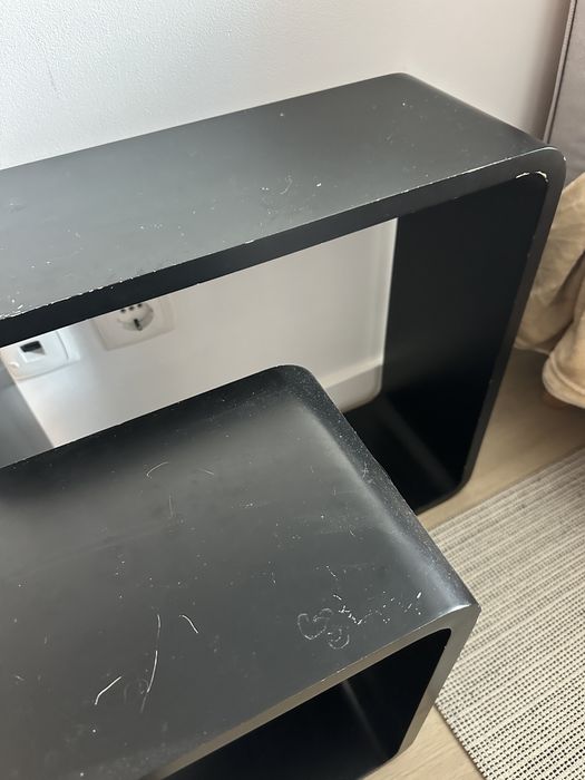 Cubos decorativos pretos