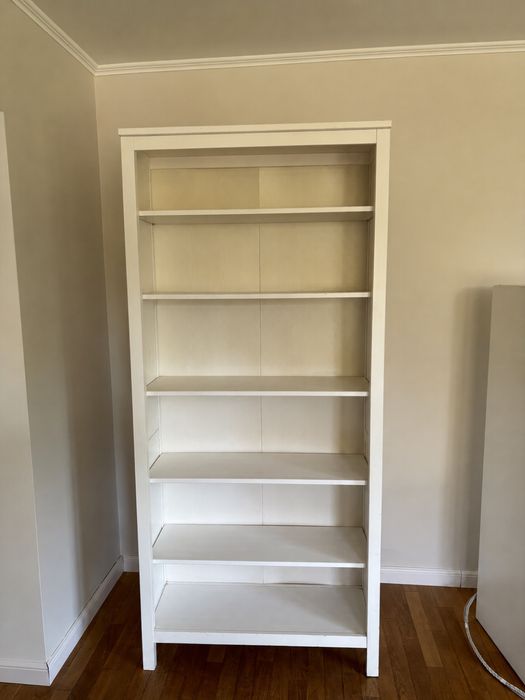 Regal Bialy Hemnes Ikea Drewniany