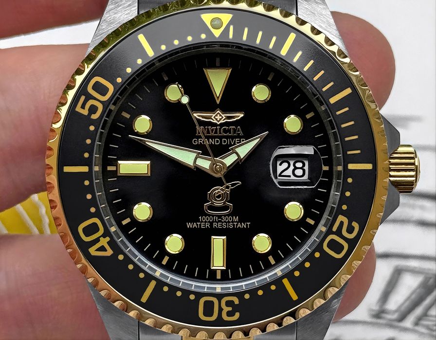 Годинник чоловічий Invicta 27614 Grand Diver Automatic 47 мм 300 МТ NH35A