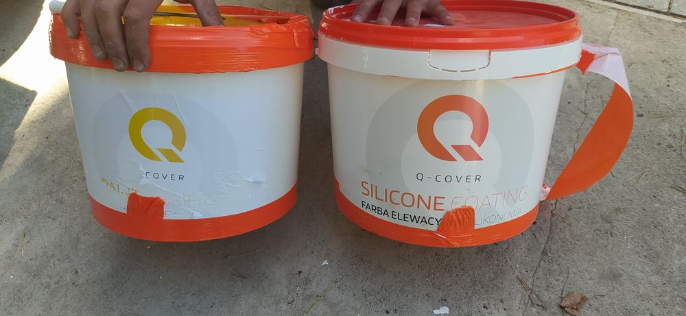 Farba elewacyjna silikonowa plus grunt dedykowany