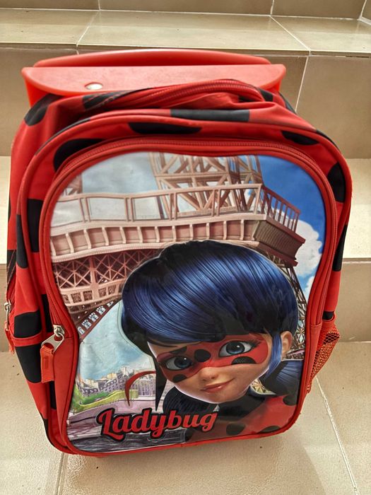 MOCHILA escolar trolley Ladybug nova