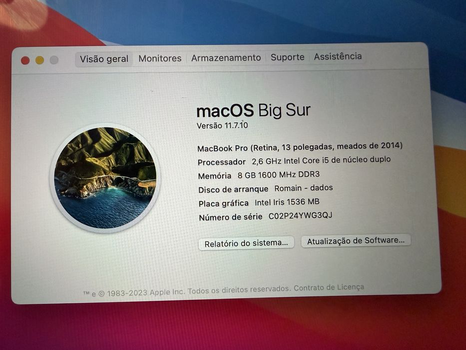 MacBook Pro Retina 13” (2014)