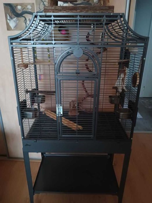 klatka dla ptaka średniej wielkości