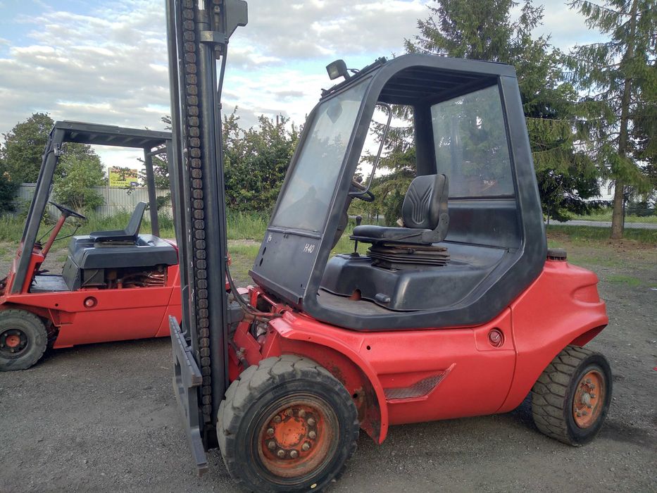 wózek widłowy Linde H40D, silnik Perkins A4