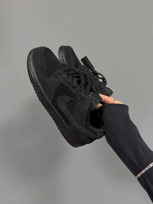 !SALE! Nike SB Dunk Nubuk Full Black 36 37 38 39 40 41 42 43 44 45