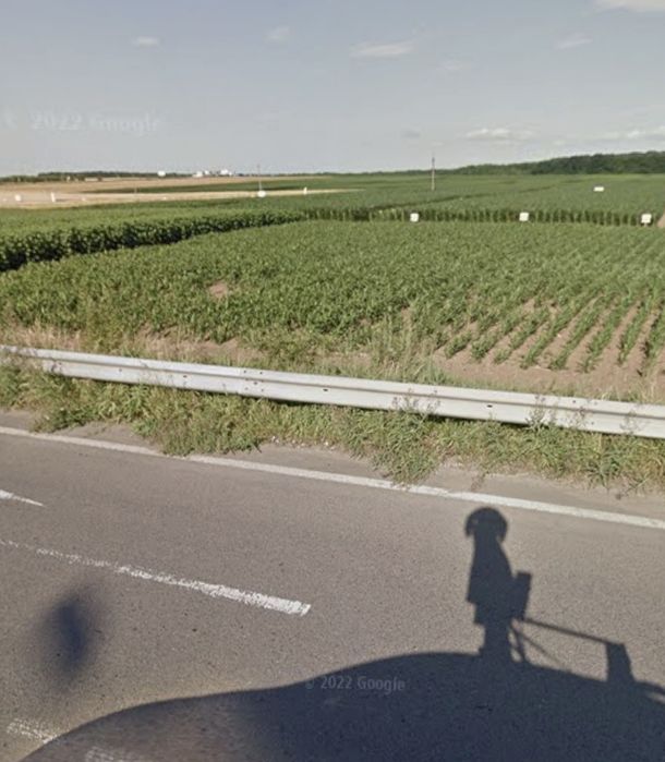 Земельна ділянка фасад траси