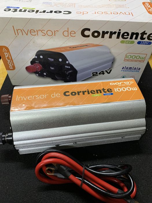 Conversor - Inversor de Corrente 24 Volts DC -220 Volts AC 1000W