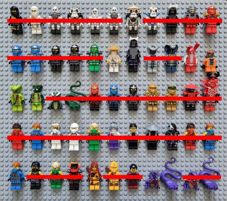 Lego мініфігурки NINJAGO