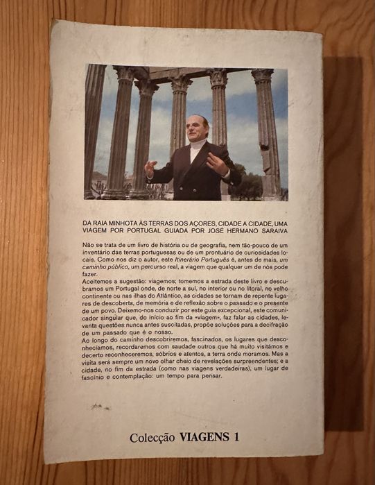 Livro o itinerario portugues de Jose Hermano Saraiva