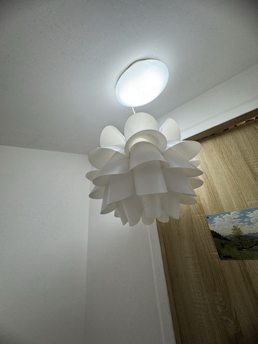 Ikea Knappa Lampa wisząca  biała