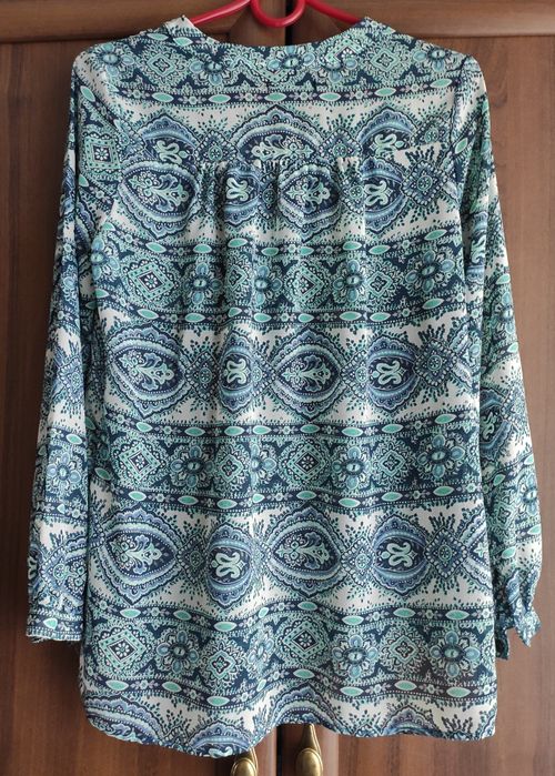 Turkusowa bluzka damska