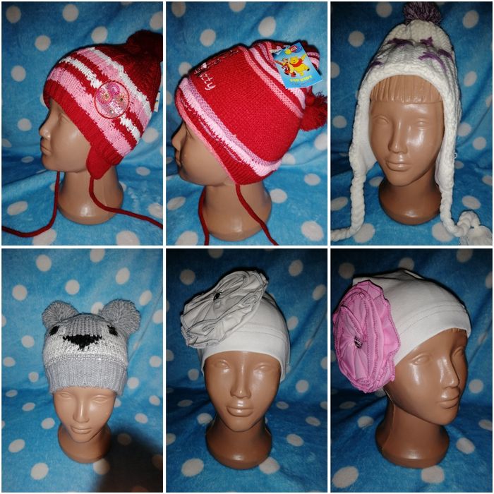 Шапка для девочки. Шапочка вязаная.