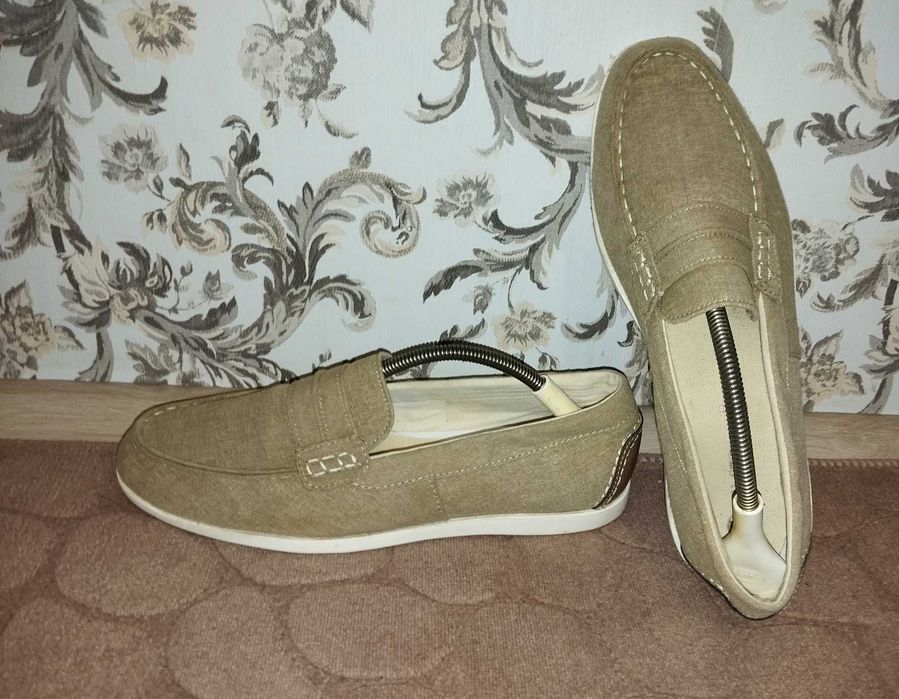 Мокасіни чоловічі класичні льняніLivergy top men