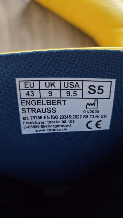 Gumowce ochronne S5 Strauss rozmiar.43