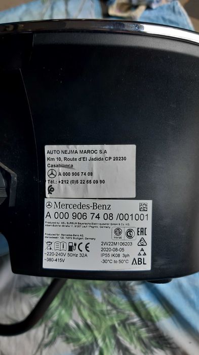 Oryginalna stacja ładowania ładowarka domowa Wallbox Home Mercedes