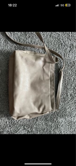 Torebka beżowa damska
