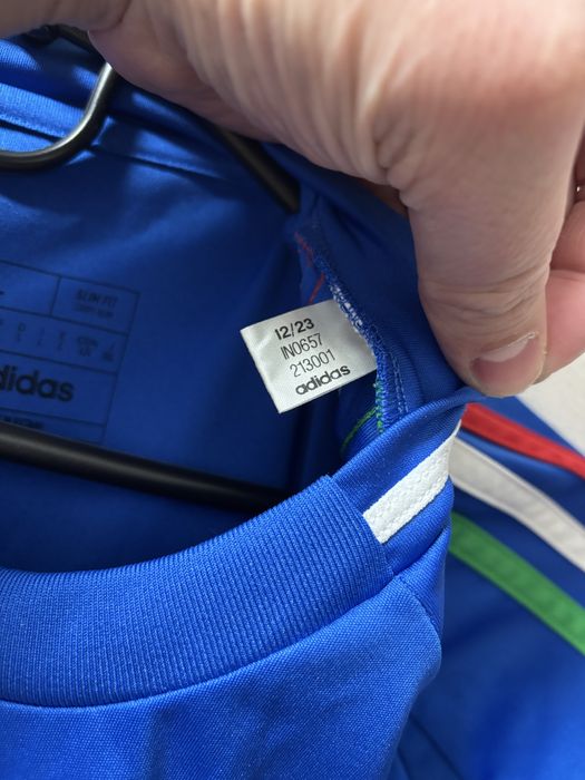 Футбольна футболка збірної Італії. Adidas italy. 2024 HOME jersey