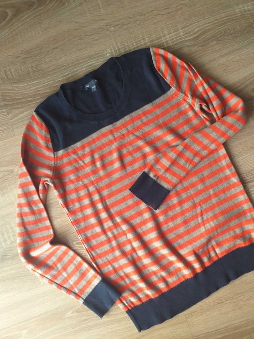 Sweter damski w paski GAP r. L