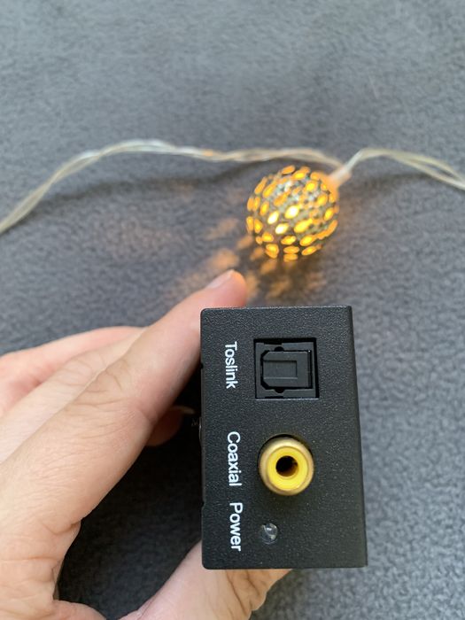 Przejściówka digital to analog audio converter
