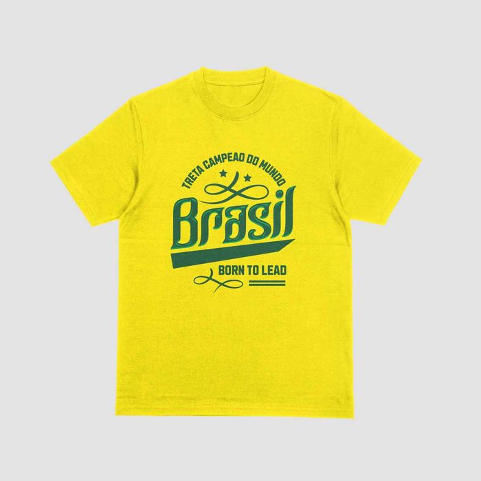 Camisola Brasil Mundial 2026 • Personalizada / "Vai Brasa" / Hexa • Algodão • Novo