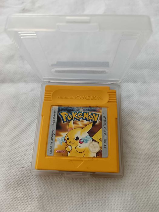 Pokémon Jaune [GameBoy, 2000] Solto – Proteção da Nintendo – Autêntico
