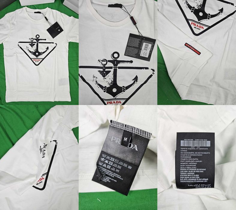 Koszulka męska prada polo dg t-shirt dolce gabbana nowość