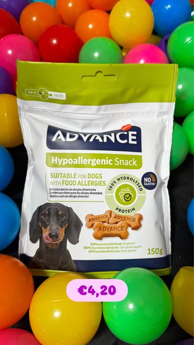 Snack Advance Hypoallergenic para Cães – Novo (150g)