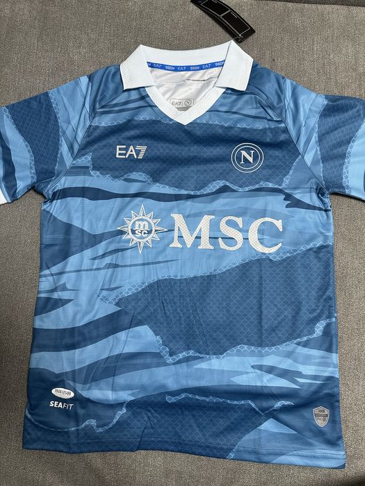 Koszulka  pilkarska napoli EA7 z sezonu 2025/26