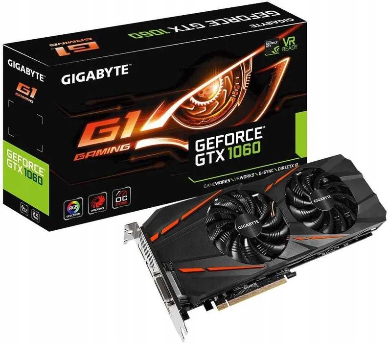 Karta graficzna Gigabyte GeForce GTX 1060 G1 GAMING 6GB GDDR5