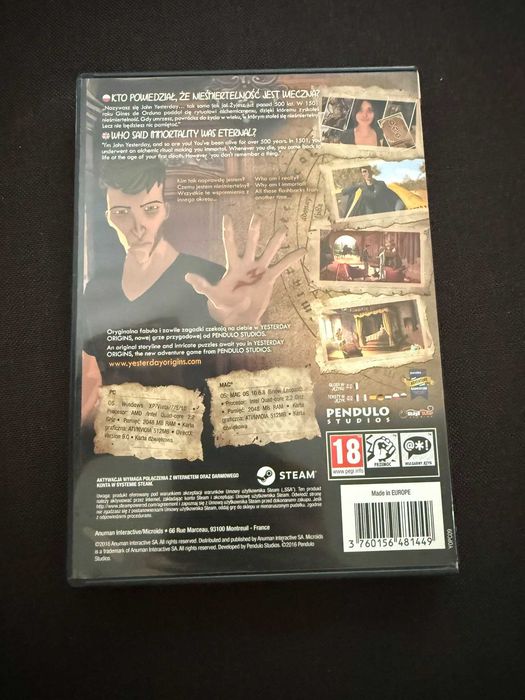 Yesterday Origins PC