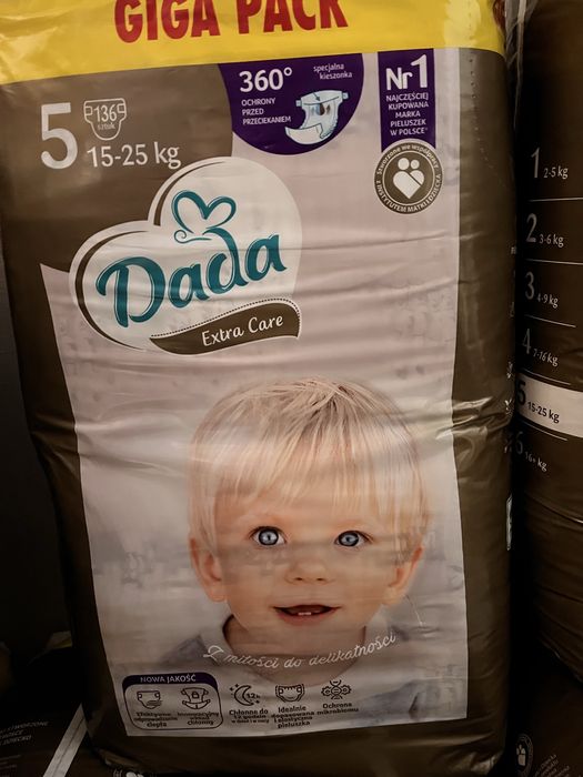 Підгузки, памперси Dada Extra Care JumboBag 3,4,5,6.