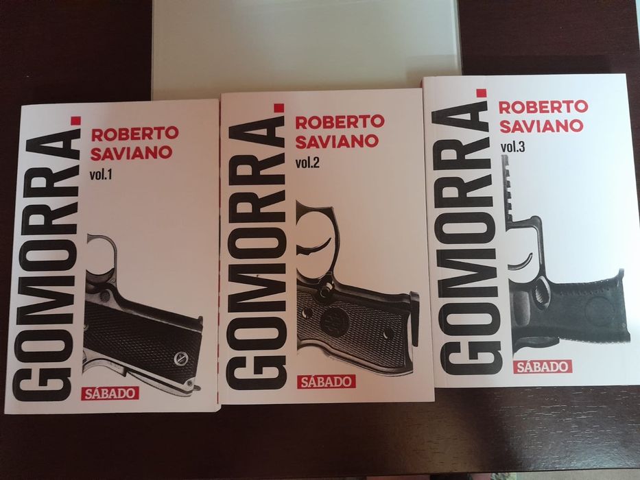Gomorra de Roberto Saviano volume 1,2 e 3 preço por todos