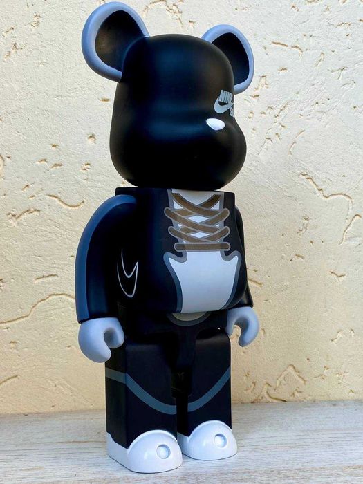 Колекційна іграшка BearBrick NikeSB(Чорний) 28см (Чудовий подарунок)