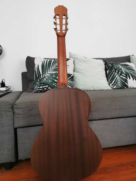 Guitarra Clássica Alhambra 1 C HT Original + Capa Macia + Suporte Madeira