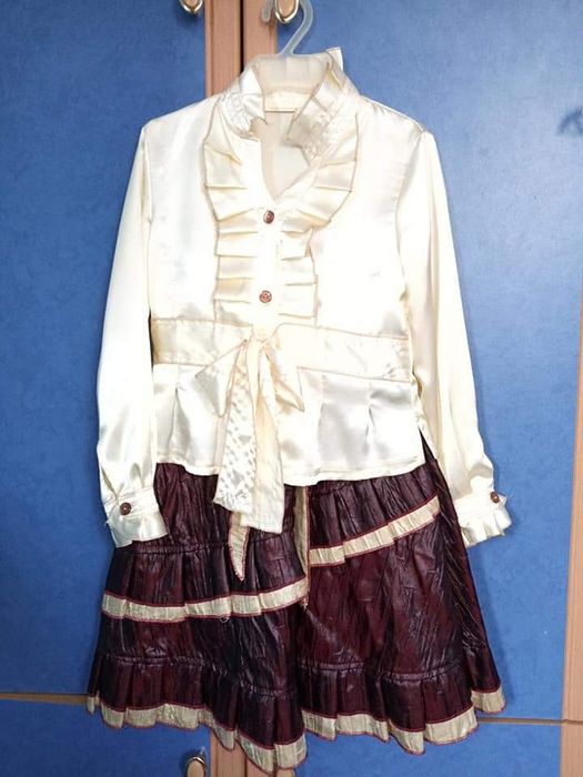 Блузка з сукнею