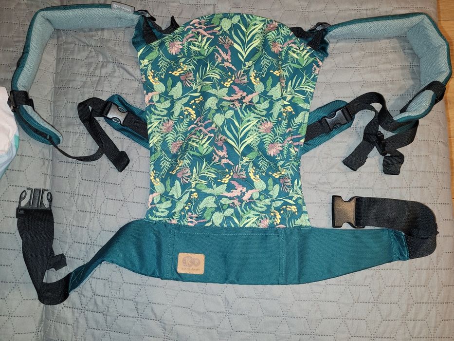 KINDERKRAFT Nosidło ergonomiczne do 20 kg MILO NATURE VIBES GREEN