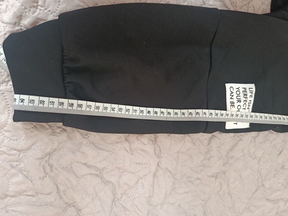 Czarny komplet damski dresowy bluza + spodnie L/XL