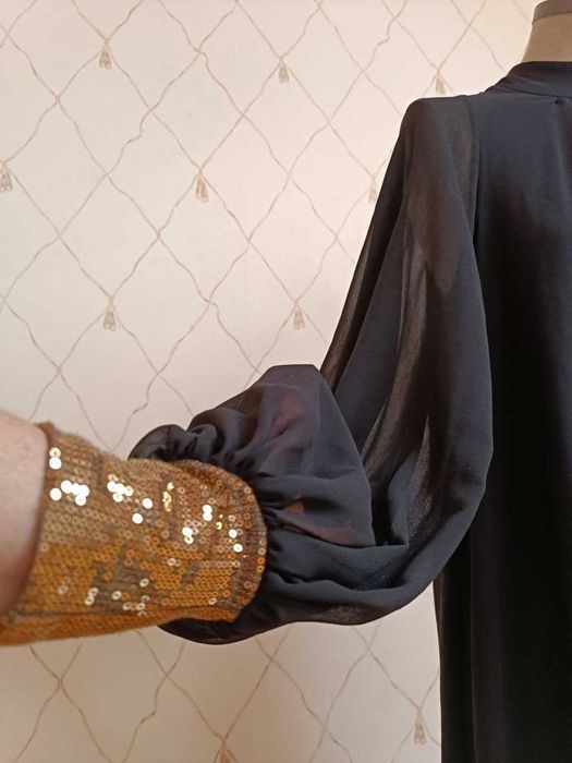 Чорна коктейльна сукня asos