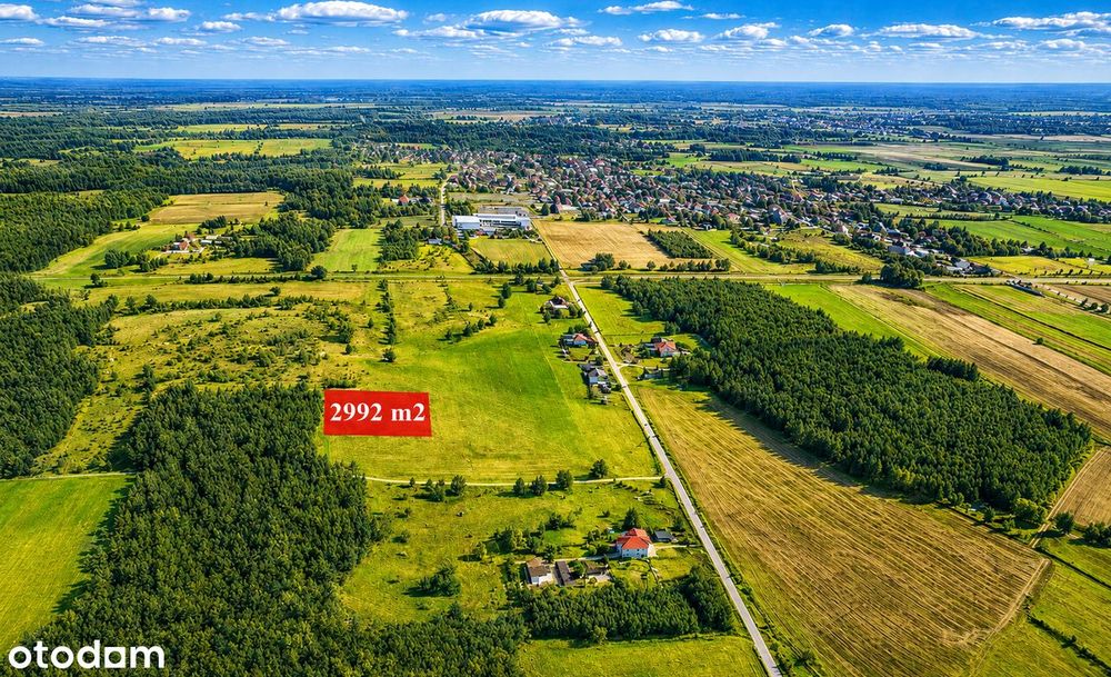 Mazury Szczytno Olszyny działka budowlana blisko lasu