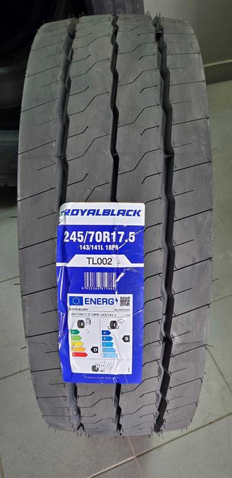 245/70R17.5 Royal Black TL002 opona ciężarowa naczepowa NOWA