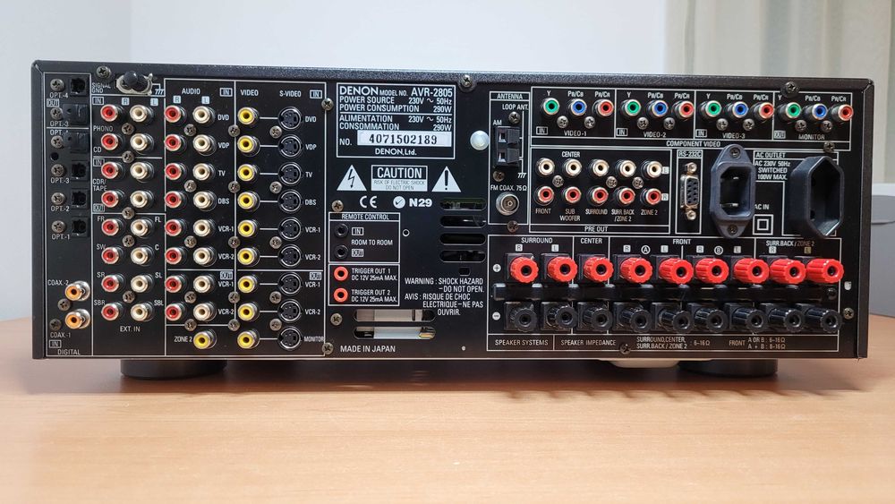 Amplificador  Denon 7 canais