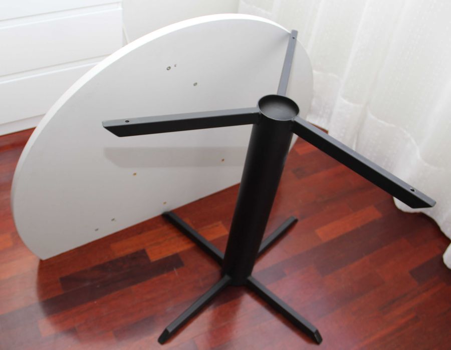 Mesa escritório "meia lua"
