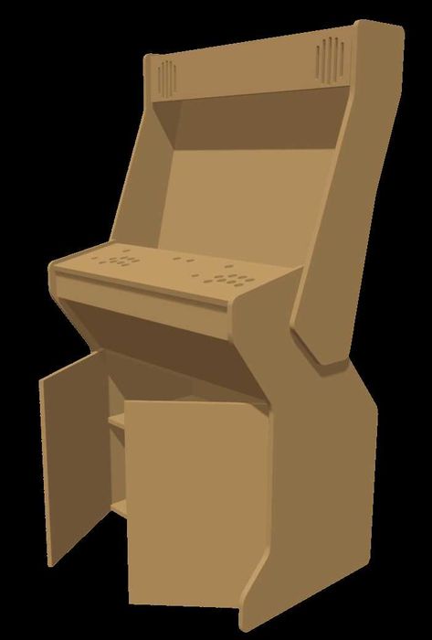 Automat Arcade do złożenia 32" MDF 16mm retro mame diy obudowa
